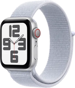 Apple Watch SE 2024 4G 40mm Zilver Sport Loop