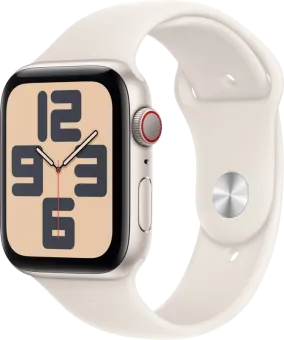 Apple Watch SE 2024 4G 44mm Starlight Sportband M/L