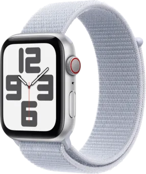 Apple Watch SE 2024 4G 44mm Zilver Sport Loop