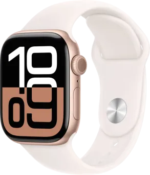 Apple Watch Series 10 42mm Roségoud Sportband S/M