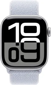 Apple Watch Series 10 42mm Zilver Sport Loop Apple Watch Series 10 42mm Zilver Sport Loop