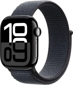 Apple Watch Series 10 42mm Zwart Sport Loop