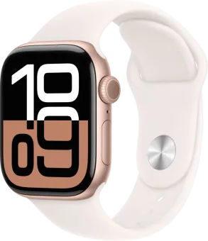 Apple Watch Series 10 4G 42mm Roségoud Sportband M/L