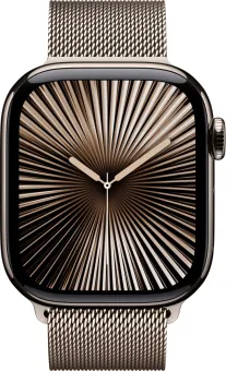 Apple Watch Series 10 4G 42mm Titanium Zilver Milanese Band