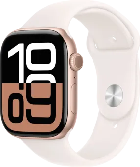 Apple Watch Series 10 4G 46mm Roségoud Sportband S/M