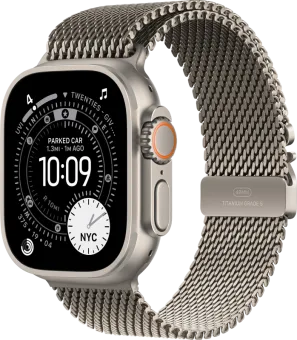 Apple Watch Ultra 3 Cellular 49mm Natural Milanese Band S