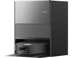 Aqua 10 Ultra Roller Complete Black - Robotstofzuiger met dweilfunctie - 30.000Pa Zuigkracht - AquaRoll(tm) & ThermoHub(tm) 100degC zelfreiniging - Tapijtveilig & slim Omnesight(tm) 2.0 navigatie - Voor harde vloeren & drempels