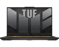 ASUS TUF Gaming F17 FX707VI-HX036W-BE - Laptop 17.3" Full HD @ 144 HZ - Intel Core i7 13620H tot 4.9 GHz - GeForce RTX 4070 - 16 GB RAM - 1 TB SSD NVMe - Windows 11 Home - Gigabit Ethernet - Wi-Fi 6 - mecha-grijs