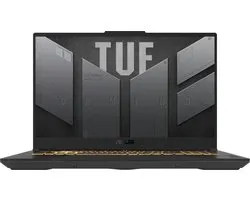 ASUS TUF Gaming F17 FX707VV-HX145W - Laptop 17.3" Full HD - Intel Core i7-13620H - NVIDIA GeForce RTX 4060 - 16 GB DDR5 - 512 GB SSD - Windows 11 Home - QWERTY - Zwart, grijs