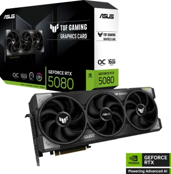 ASUS TUF Gaming GeForce RTX 5080 OC 16GB ASUS TUF Gaming GeForce RTX 5080 OC 16GB