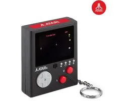 Atari - retro cartridge gaming handheld - 3 games - sleutelhanger