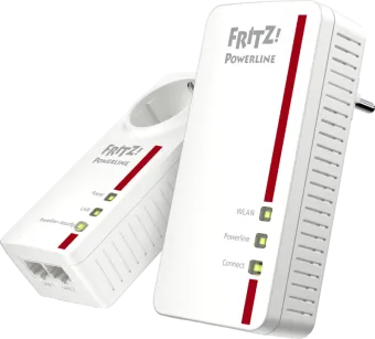 AVM FRITZ!Powerline 1260E WLAN Set International WiFi 1200 Mbps 2 adapters