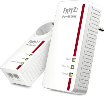 AVM FRITZ!Powerline 1260E WLAN Set International WiFi 1200 Mbps 2 adapters AVM FRITZ!Powerline 1260E WLAN Set International WiFi 1200 Mbps 2 adapters
