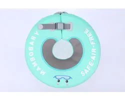 baby zwemband - nekring - baby float - babyzwemmen - lekvrij - 0-12 maanden - groen