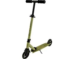 Bandits & Angels Kinderstep Aluminium Streetracer Retro Groen vanaf 4 jaar voor Jongens en Meisjes - Step voor Kinderen - Inklapbaar - Verstelbaar Stuur - Stepje met Voetrem