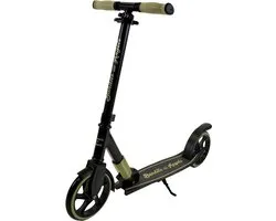 Bandits & Angels Kinderstep Black Racer 205 Retro Groen vanaf 5 Jaar voor Jongens en Meisjes - Step voor Kinderen - Inklapbaar - Verstelbaar stuur - Stepje met Voetrem