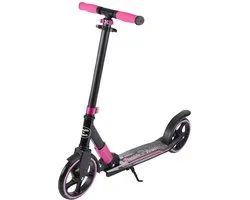 Bandits & Angels Kinderstep Black Racer 205 Roze vanaf 5 Jaar voor Meisjes - Step voor Kinderen - Inklapbaar - Verstelbaar stuur - Stepje met Voetrem