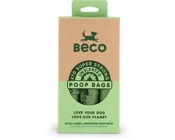 Beco Pets Duurzame Hondenpoepzakjes - Groot & Sterk - 270 stuks (18 x 15)
