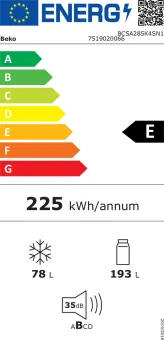 Beko BCSA285K4SN1