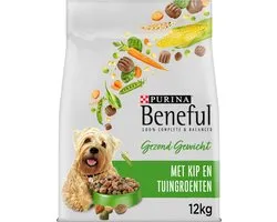 Beneful Gezond Gewicht - Hondenvoer Droogvoer - Kip & Tuingroenten - 12 kg