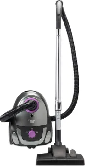 Bestron Stofzuiger met zak, inclusief 3 stofzuigerzakken, 94cm telescoopbuis & 7.5m actieradius, met uitwasbare HEPA12 & Microfilter, kleur: Zilver / Lila Bestron Stofzuiger met zak, inclusief 3 stofzuigerzakken, 94cm telescoopbuis & 7.5m actieradius, met uitwasbare HEPA12 & Microfilter, kleur: Zilver / Lila