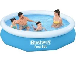 Bestway - Fast Set - Opblaasbaar zwembad - 305x66 cm - Rond