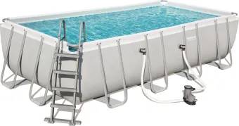 Bestway - Power Steel - Opzetzwembad inclusief filterpomp en accessoires - 549x274x122 cm - Rechthoekig Bestway - Power Steel - Opzetzwembad inclusief filterpomp en accessoires - 549x274x122 cm - Rechthoekig