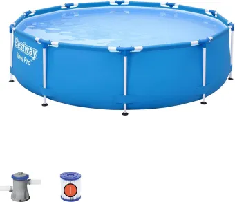 Bestway Steel Pro Zwembad - Ø 305 x 76 cm Bestway Steel Pro Zwembad - Ø 305 x 76 cm