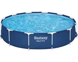 Bestway Steel Pro Zwembad Rond 3,66 m x 76 cm - Inclusief filterpomp