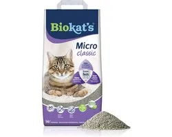 Biokat's Micro Classic - 14 L - Kattenbakvulling - Klontvormend - Zonder geur
