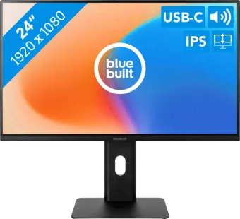 BlueBuilt 24 inch Full HD Monitor met USB C