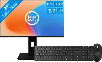 BlueBuilt 24 inch Full HD + pro werkpakket