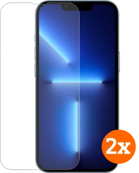 BlueBuilt Apple iPhone 14 / 13 / 13 Pro Screenprotector Glas Duo Pack