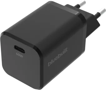 BlueBuilt Power Delivery Oplader met Usb C Poort 65W Zwart