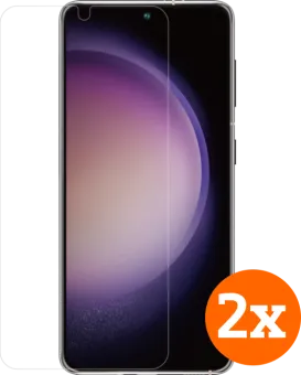 BlueBuilt Samsung Galaxy S24 Screenprotector Glas Duo Pack
