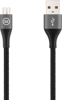 BlueBuilt Usb A naar Micro Usb Kabel Nylon Zwart 3m