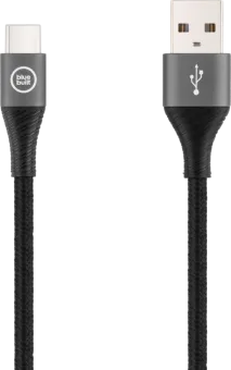 BlueBuilt Usb A naar Usb C Kabel 3m Nylon Zwart
