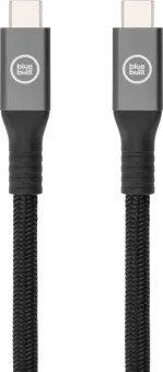 BlueBuilt Usb C naar usb C kabel 240W 2m Nylon Zwart