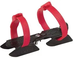 Bob Skate Glij ijzers Zandstra - Verstelbaar - Maat 24-30 - Zwart/Rood