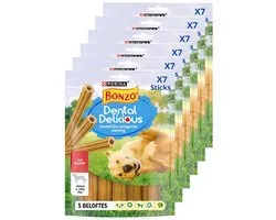 Bonzo Dental Delicious - Hondensnacks Rund - 6 x 200 g