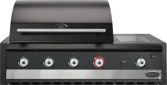 Boretti - Ibrido Top - gas/houtskool Inbouwbarbecue Buitenkeuken - inbouw BBQ Boretti - Ibrido Top - gas/houtskool Inbouwbarbecue Buitenkeuken - inbouw BBQ