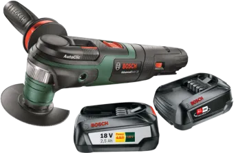 Bosch AdvancedMulti 18 2,5 Ah Accu (2x) Starterspakket
