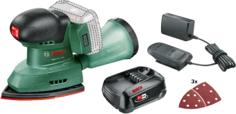 Bosch EasySander 18V-8 + Bosch Starterset 18V 2,5 Ah Accu