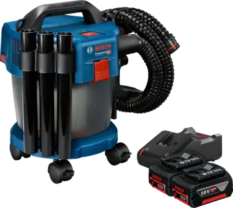 Bosch Professional GAS 18V-10 L 5,0 Ah GBA Accu (2x) Starterspakket