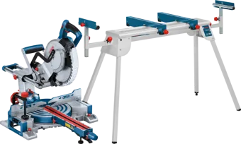 Bosch Professional GCM 18V-254 D (zonder accu) + Onderstel