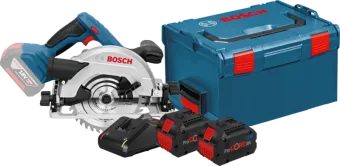 Bosch Professional GKS 18V-57 G 8,0 Ah ProCORE Accu (2x) Starterspakket