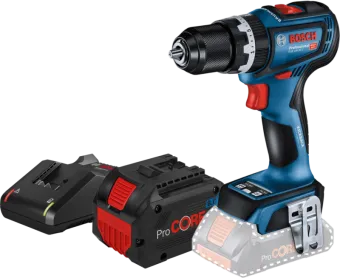 Bosch Professional GSB 18V-90 C 8,0 Ah ProCORE Accu Starterspakket