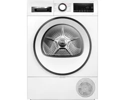Bosch Serie 6 WQG233DMFG, Vrijstaand, Voorbelading, Warmtepomp, Wit, Knoppen, Rechts