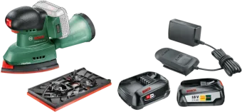 Bosch Universal Sander 18V-10 2,5 Ah Accu (2x) Starterspakket