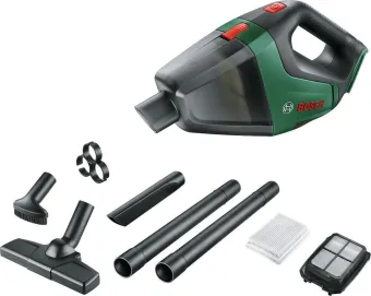 Bosch UniversalVac 18 Accu steelstofzuiger - Handstofzuiger - Incl. accessoires - Zonder 18 V accu en oplader Bosch UniversalVac 18 Accu steelstofzuiger - Handstofzuiger - Incl. accessoires - Zonder 18 V accu en oplader